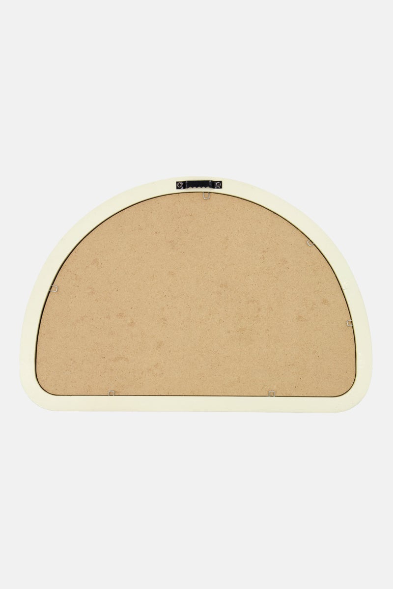 Muy Mucho Mirror 32 L x 21,5 H x 2 W cm, Cream - Image 3